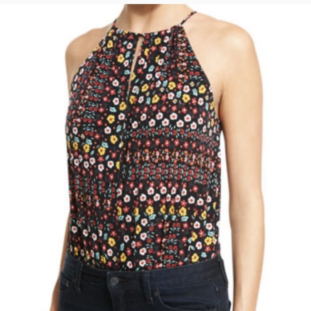 BCBGeneration Ditsy Floral Retro Bodysuit NWOT Sz S